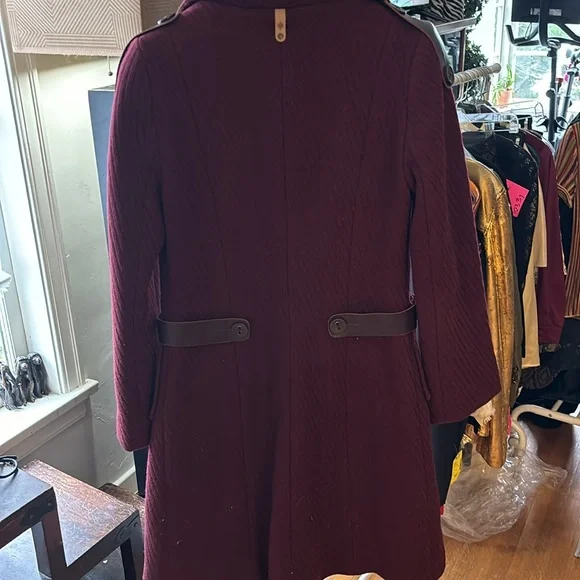 MACKAGE Magenta Wool Coat Size XS - Picture 6 of 13